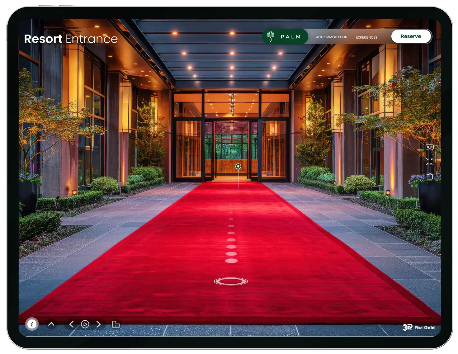 PixelGold's 3D Virtual Tour slide NAVIGATION (1)