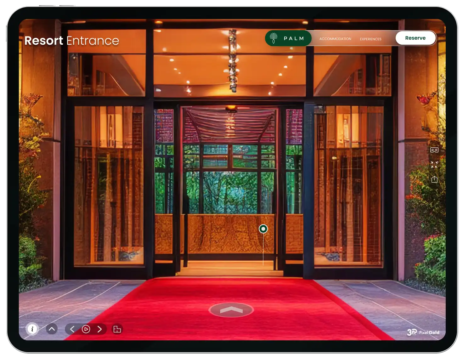 PixelGold's 3D Virtual Tour slide NAVIGATION (2)