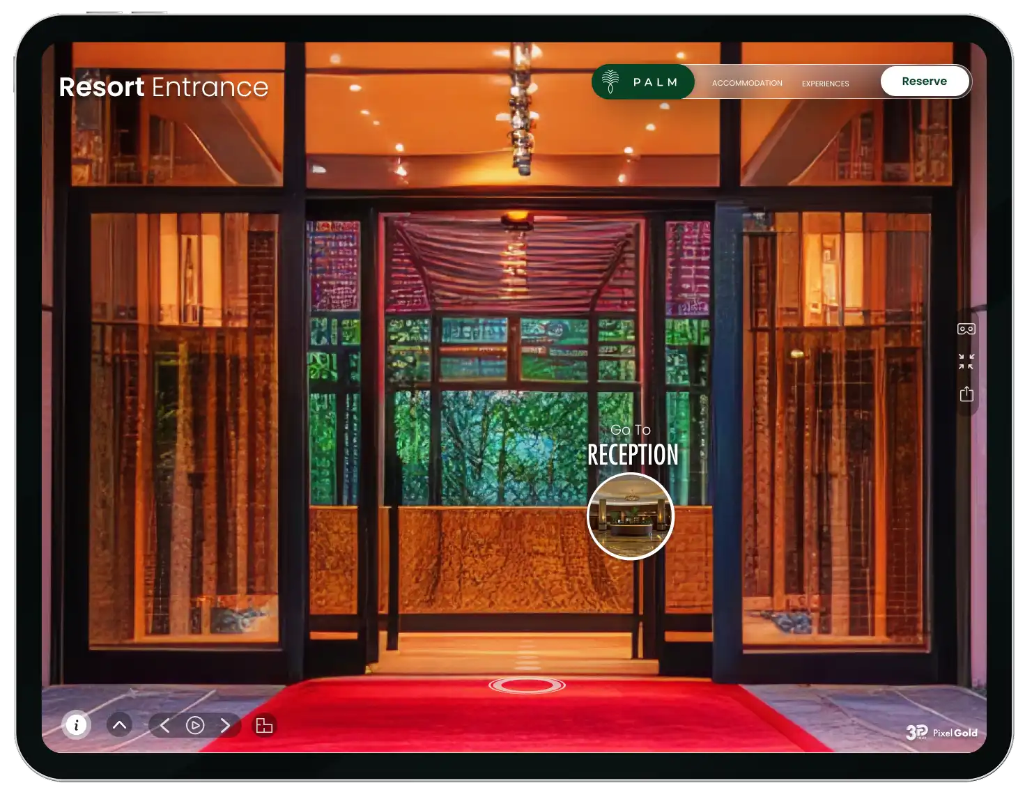 PixelGold's 3D Virtual Tour slide NAVIGATION (3)